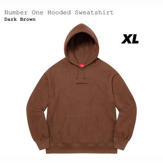 シュプリーム(Supreme)の【新品タグ付:XL】number one hooded sweatshirt(パーカー)