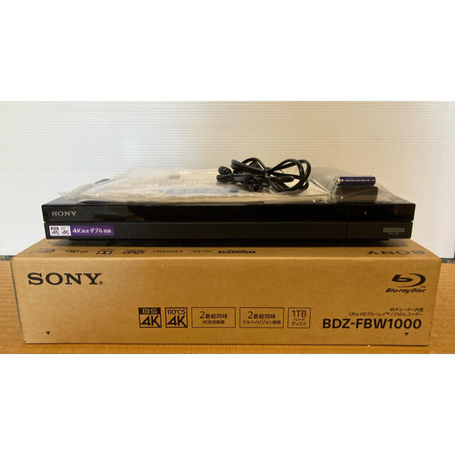 SONY BDZ-FBW1000 4K BDレコーダー