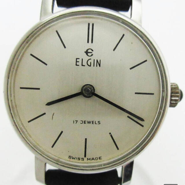 Elgin Swiss製 手巻き 17jewels レディース 稼働品