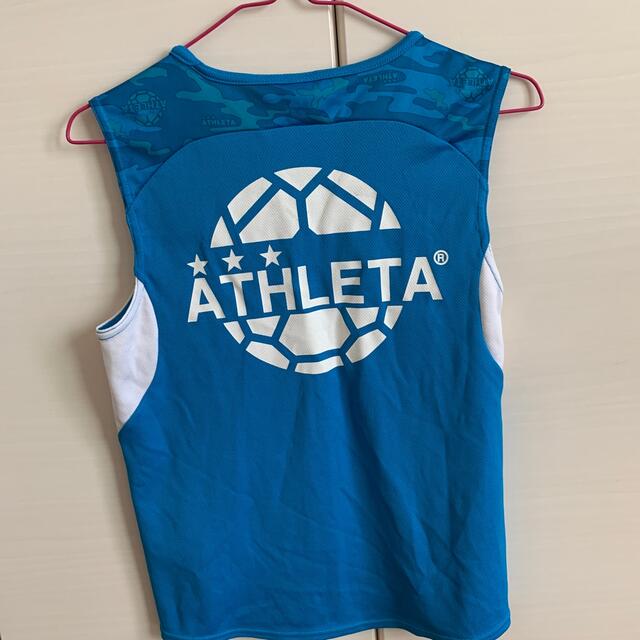 ATHLETA(アスレタ)のアスレタ　サッカー練習着　タンクトップ スポーツ/アウトドアのサッカー/フットサル(ウェア)の商品写真