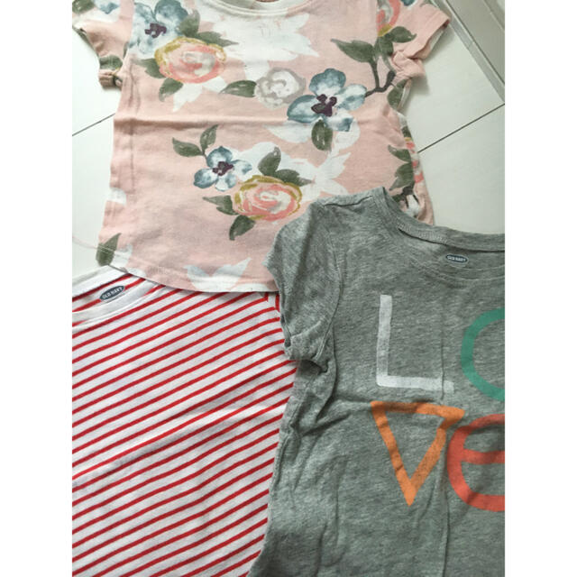 Old Navy(オールドネイビー)のtシャツ 6枚セット キッズ/ベビー/マタニティのキッズ服女の子用(90cm~)(Tシャツ/カットソー)の商品写真