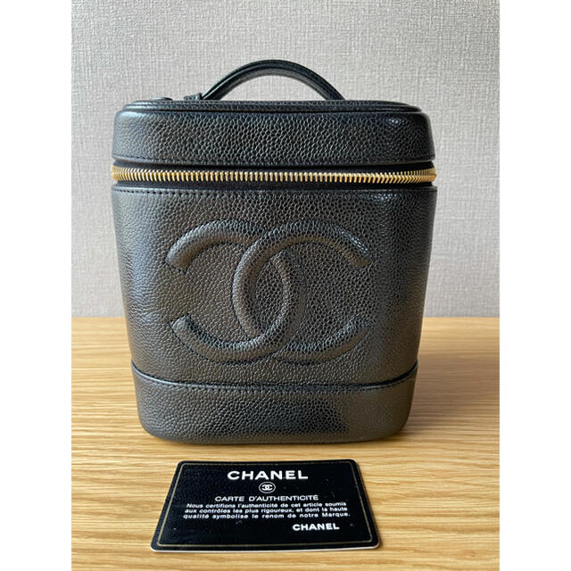 CHANEL(シャネル)の【正規品】CHANEL シャネル ココマーク キャビアスキン レディースのファッション小物(ポーチ)の商品写真