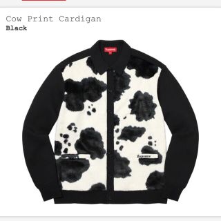 シュプリーム(Supreme)の【L】Cow Print Cardigan(カーディガン)