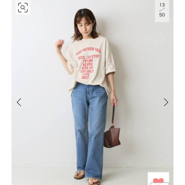 FRAMeWORK(フレームワーク)のFRAMeWORK フロントロゴハーフスリーブT レディースのトップス(Tシャツ(半袖/袖なし))の商品写真