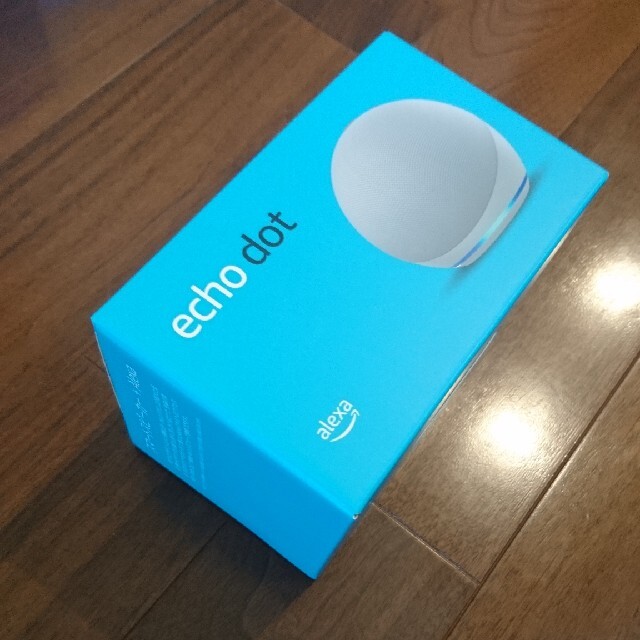 ECHO(エコー)の新品未開封★echo dot(エコードット)第4世代★ホワイト スマホ/家電/カメラのオーディオ機器(スピーカー)の商品写真