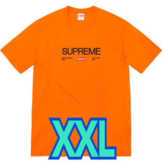 シュプリーム(Supreme)の希少XXL Supreme Est. 1994 Tee Orange(Tシャツ/カットソー(半袖/袖なし))