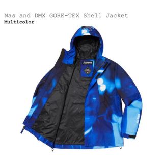 シュプリーム(Supreme)のNas and DMX GORE-TEX Shell Jacket Sサイズ(マウンテンパーカー)