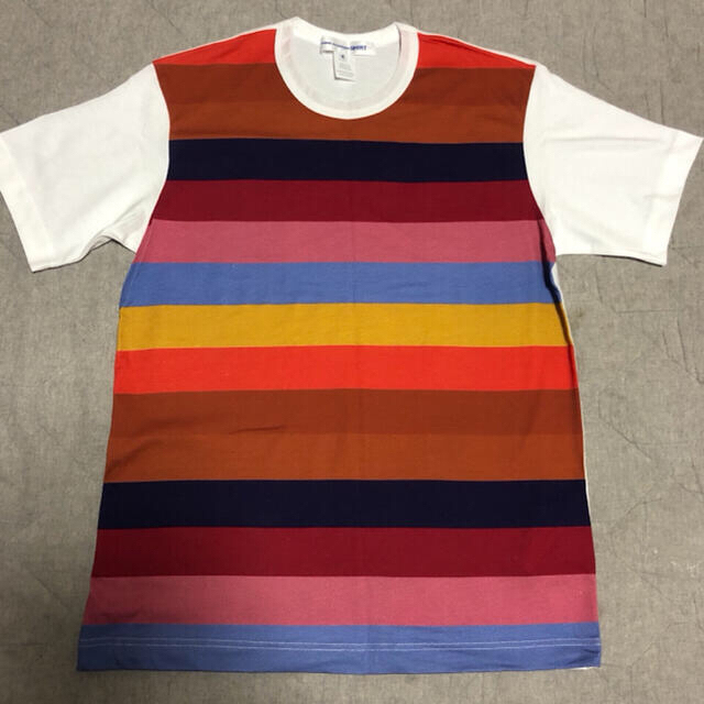 COMME des GARCONS(コムデギャルソン)の新品 未使用 コムデギャルソンシャツ  ボーダーTシャツ メンズのトップス(Tシャツ/カットソー(半袖/袖なし))の商品写真