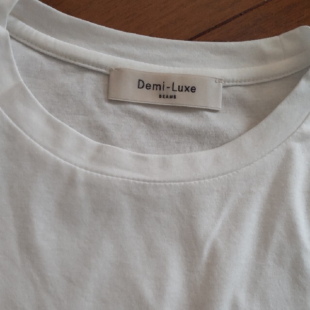 Demi-Luxe BEAMS(デミルクスビームス)のDemi-Luxe BEAMS / スムース ハーフスリーブプルオーバー レディースのトップス(Tシャツ(半袖/袖なし))の商品写真