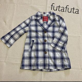 フタフタ(futafuta)の未使用！！95⚘⚘⚘futafuta フタフタ●チェック　ジャケット　薄手(ジャケット/上着)