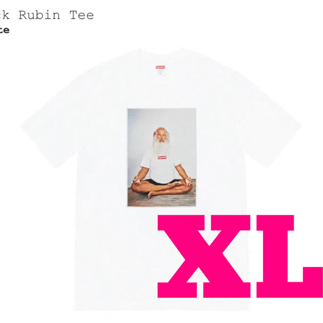 supreme rick rubin Tシャツ ホワイト 白 XLメンズ