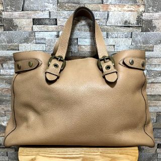 美品 J&M DAVIDSON CHARLIE 2way トートバッグ 茶 - library