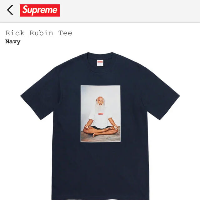 Supreme Rick Rubin Tee XL 21fwトップス