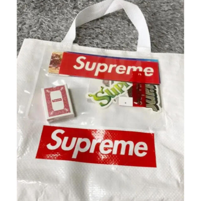 supreme ステッカーセット　ノベルティ　ショッパー　セット