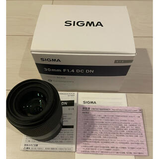 シグマ(SIGMA)のSIGMA 30F1.4 DC DN/SE SONY用☆(レンズ(単焦点))