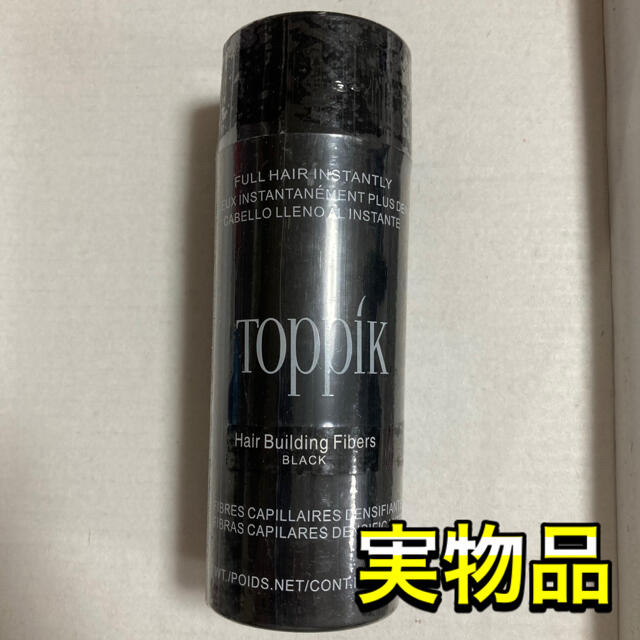 toppic 薄毛・増毛・しらがかくし　ヘアパウダー　ブラック コスメ/美容のヘアケア/スタイリング(ヘアケア)の商品写真