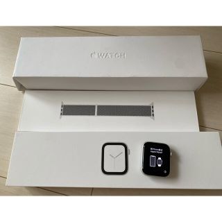 ナイキ(NIKE)のApple Watch series4 44mm NIKEモデル 箱説明書付(腕時計(デジタル))