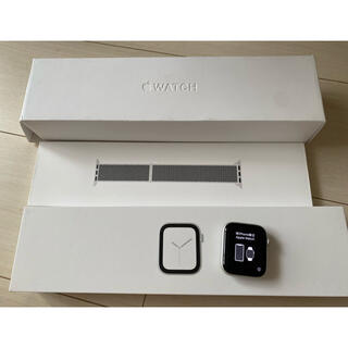 ナイキ(NIKE)のApple Watch series4 44mm NIKEモデル 箱説明書付(腕時計(デジタル))