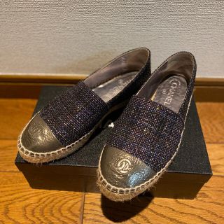 ☺︎さま専用☆正規品☆シャネル☆CHANEL☆エスパドリーユ☆38☆24cm