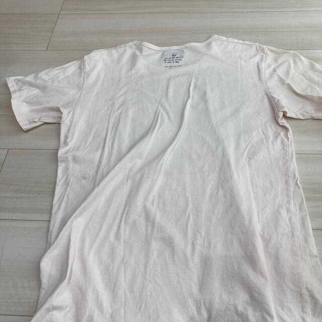 メンズTシャツ。中古品。薄ピンク メンズのトップス(Tシャツ/カットソー(半袖/袖なし))の商品写真