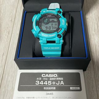 ジーショック(G-SHOCK)の超レア！　フロッグマン　GWF-D 1000MB-3JFマリンブルー(腕時計(デジタル))