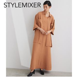 style mixer 2ピースワッシャーリラックスウェア(ロングワンピース/マキシワンピース)