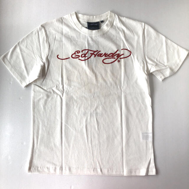 Ed Hardy(エドハーディー)のエドハーディー天竺ラブキルカラープリントTシャツ　ホワイトM新品 メンズのトップス(Tシャツ/カットソー(半袖/袖なし))の商品写真