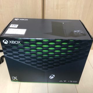 エックスボックス(Xbox)のxbox 新品未開封Xbox Seriesブラック RRT-00015(家庭用ゲーム機本体)