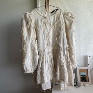 ザラ(ZARA)のZARA パワーショルダーブラウス(シャツ/ブラウス(半袖/袖なし))