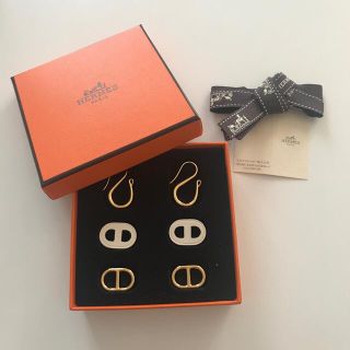 エルメス(Hermes)の✨新品✨エルメス　オーマイヨン　ピアス　ナタ　G金具(ピアス)