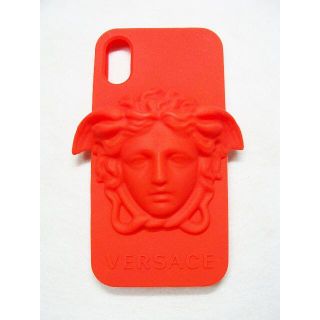 ヴェルサーチ(VERSACE)のヴェルサーチシリコンゴムメデューサヘッド携帯カバーケースiphoneⅩアイフォン(iPhoneケース)