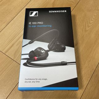 ゼンハイザー(SENNHEISER)のSENNHEISER IE 100 PRO BLACK(ヘッドフォン/イヤフォン)