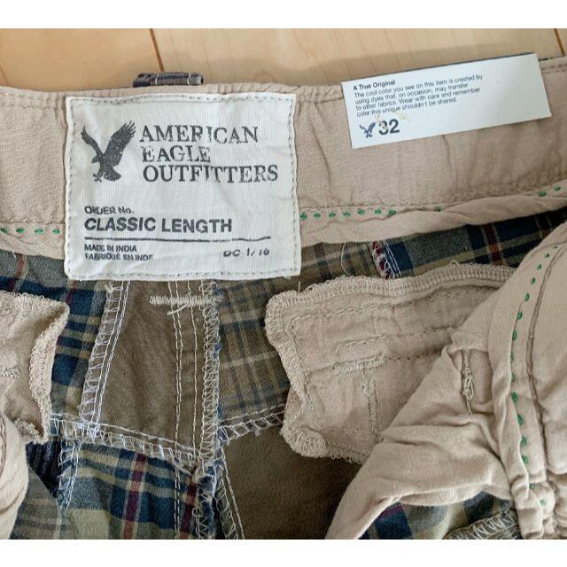 American Eagle(アメリカンイーグル)のアメリカンイーグル　パッチワーク　カーゴパンツ 未使用品♪ メンズのパンツ(ショートパンツ)の商品写真
