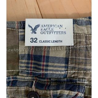 アメリカンイーグル(American Eagle)のアメリカンイーグル　パッチワーク　カーゴパンツ 未使用品♪(ショートパンツ)