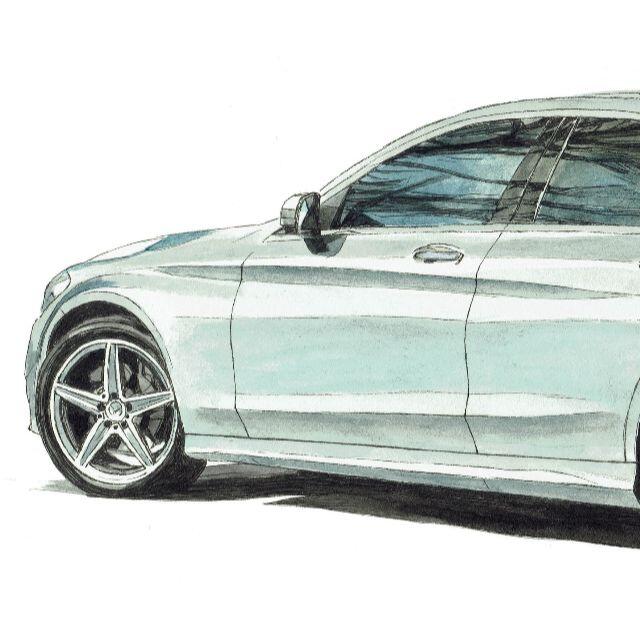 GC-1501 BENZ 350SLK/C200限定版画サイン額装作家平右ヱ門 6