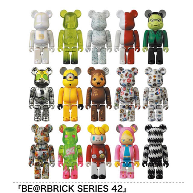 MEDICOM TOY - 【新品未開封】BE@RBRICK SERIES 42 ベアブリック 1box ...