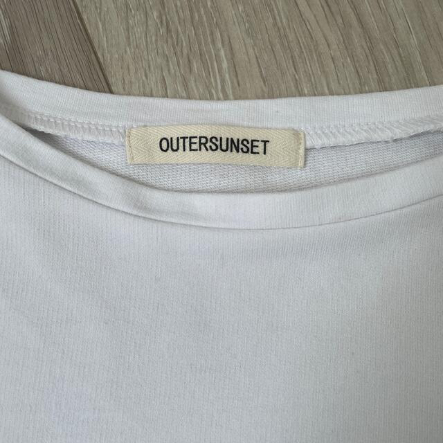 PLST(プラステ)の✨【PLST限定】OUTERSUNSETプルオーバー　ホワイト レディースのトップス(Tシャツ(半袖/袖なし))の商品写真