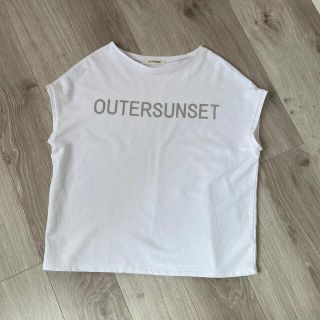 プラステ(PLST)の✨【PLST限定】OUTERSUNSETプルオーバー　ホワイト(Tシャツ(半袖/袖なし))