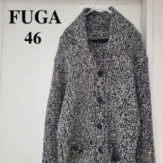 フーガ(FUGA)のフーガ　カーディガン　MIX　46　メンズ服　古傷　ウール混(カーディガン)