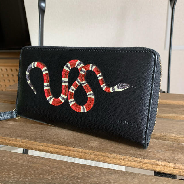 日本人気超絶の GUCCI グッチ 長財布 スネーク 蛇 へび ヘビ