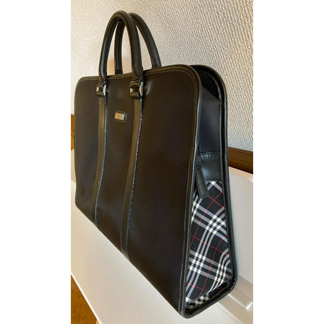 BURBERRY BLACK LABEL(バーバリーブラックレーベル)のバーバリー ブラックレーベル ビジネスバッグ 希少 レア メンズのバッグ(ビジネスバッグ)の商品写真