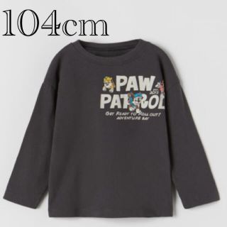 ザラキッズ(ZARA KIDS)の専用です《新作》新品　パウパトロール　長袖　Tシャツ　3-4歳　104cm(Tシャツ/カットソー)