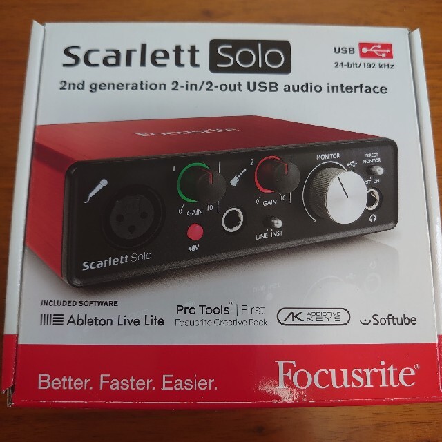 Focusrite Scarlet Solo 2ed generatio 3