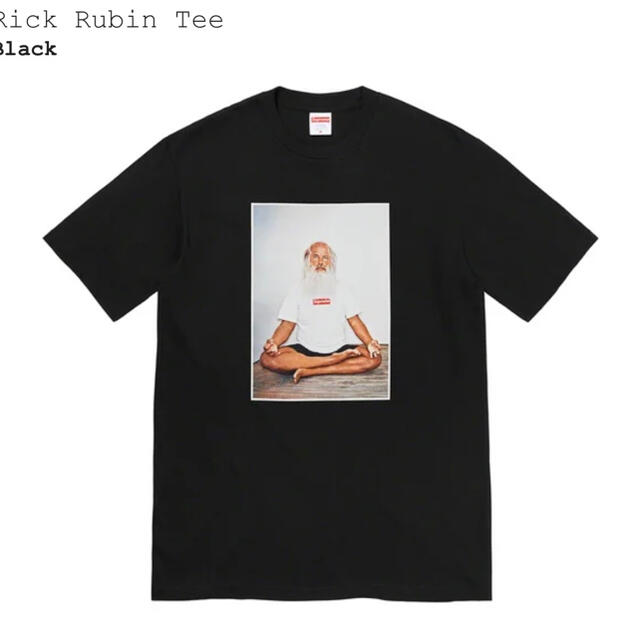 supreme Rick Rubin tee ブラックM