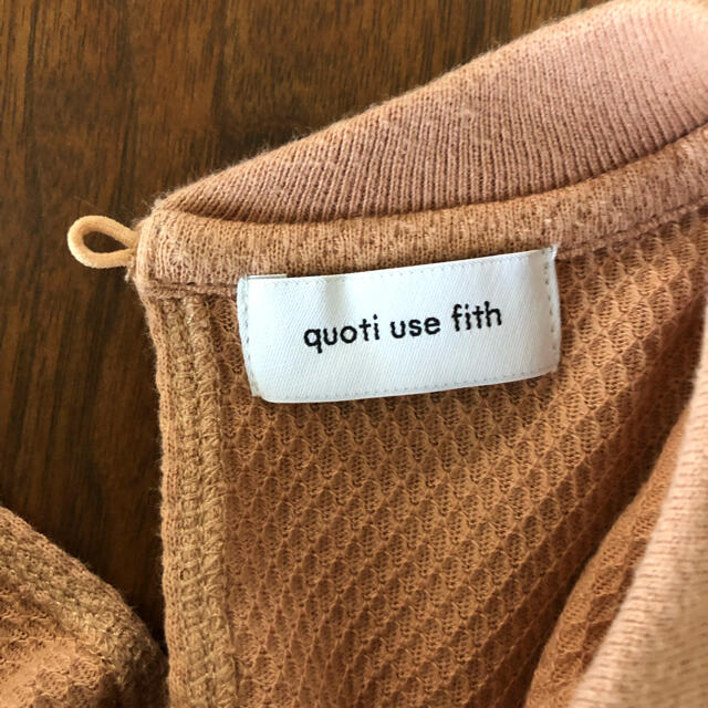 FITH(フィス)のquoti use fifth プチプチカノコ5分袖ポロシャツ キッズ/ベビー/マタニティのキッズ服女の子用(90cm~)(Tシャツ/カットソー)の商品写真