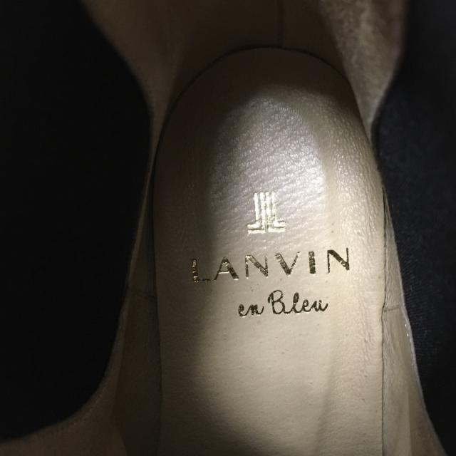 LANVIN en Bleu(ランバンオンブルー)のランバンオンブルー ショートブーツ 38 - レディースの靴/シューズ(ブーツ)の商品写真