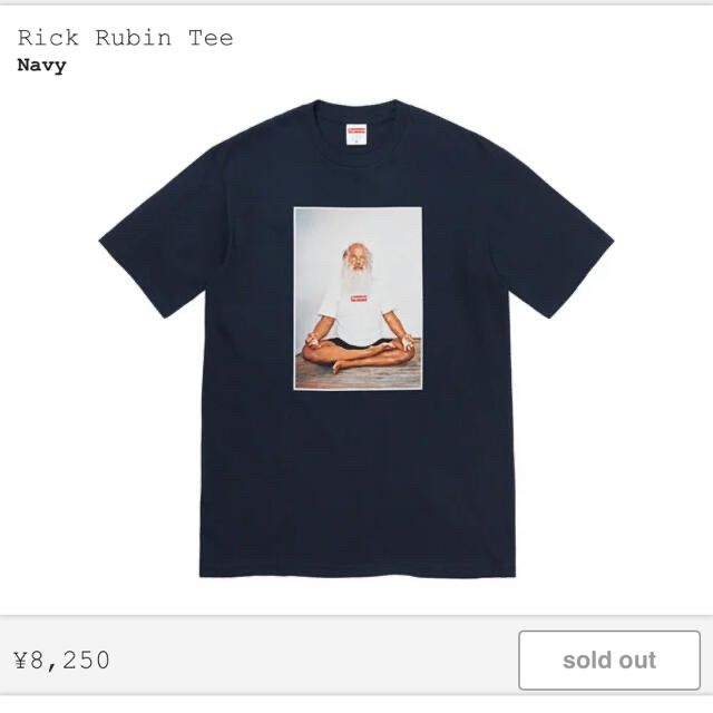 大人気新作 supreme シュプリーム Rick Rubin Tee aspac.or.jp