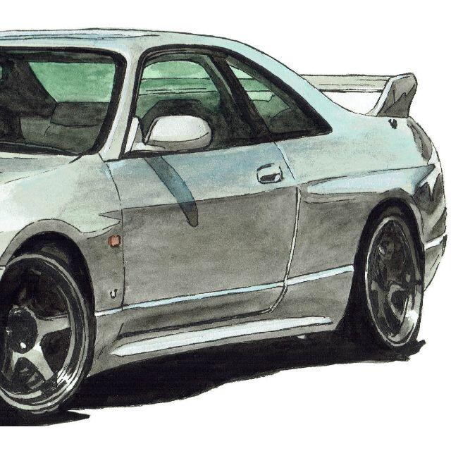 NC-501 GT-R/GT-R R33限定版画直筆サイン額装済作家 平右ヱ門 8