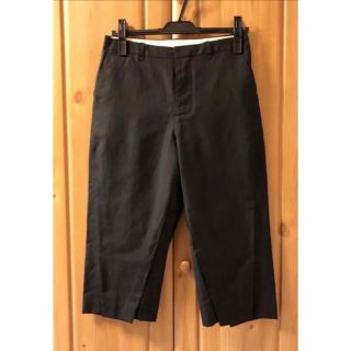 ミナペルホネン(mina perhonen)のミナペルホネン 「charcoal」 クロップドパンツ36  black(クロップドパンツ)