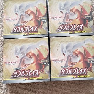 ポケモン(ポケモン)のポケモンカードゲーム　ダブルブレイズ4BOX シュリンク付(Box/デッキ/パック)